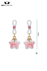 SMT4740 - Nipple play kẹp ti silicon hình ngôi sao dạ quang phát sáng