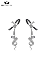 SMT4760 - Kẹp đầu núm vú thiết kế hình con rắn dài 11cm chất liệu inox