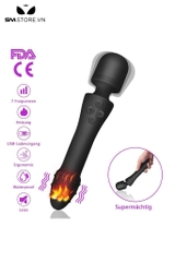 SMT4475 - Chày rung tình yêu silicon và sưởi ấm với đường vân ngang