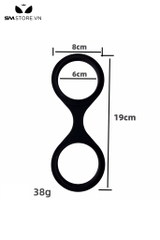 SMT4781 - Còng tay tình yêu silicon cấu trúc đúc nguyên khối có độ đàn hồi