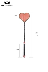 SMT4832 - Roi da BDSM hình dáng trái tim với viền lấp lánh dài 38cm