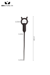 SMT4861 - Đồ chơi niệu đạo sounding rung thiết kế 2 tai gấu dài 21cm