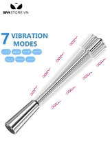 SMT4863 - Đồ chơi niệu đạo sounding inox có 7 chế độ rung và sạc điện