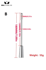 SMT4863 - Đồ chơi niệu đạo sounding inox có 7 chế độ rung và sạc điện