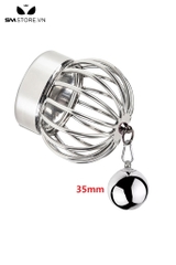 SMT4865 - Vòng đeo tinh hoàn thân lồng dạng lưới và khuyên móc tạ