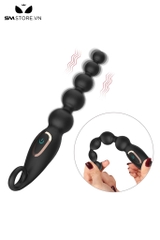 SMT4893 - Anal beads máy rung hậu môn silicon có 7 tần số và sạc điện