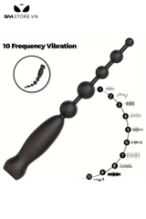 SMT4894 - Máy rung hậu môn anal beads dạng chuỗi hạt có 10 chế độ