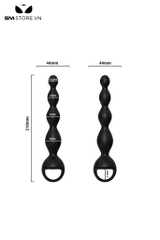 SMT4899 - Anal beads máy rung hậu môn silicon có 9 tần số và sạc điện