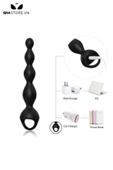 SMT4899 - Anal beads máy rung hậu môn silicon có 9 tần số và sạc điện