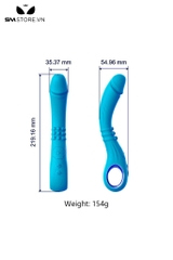 SMT4901 - Máy rung dương vật có 10 tần số và sạc điện dài 219mm