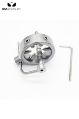 SMT4911 - Sounding inox niệu inox mix vòng đeo dương vật đính 6 vít