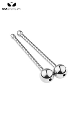 SMT4913 - Sounding inox thanh niệu đạo lượn sóng đầu bo tròn có lỗ