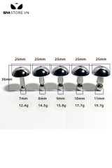 SMT4914 - Thanh niệu đạo inox thiết kế hình cây nấm với thân thuôn dài