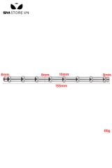 SMT4918 - Sounding inox thanh niệu đạo đầu bo tròn hình giọt nước