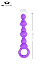 SMT4925 - Đồ chơi hậu môn anal beads thiết kế nhọn đính bi nổi quanh
