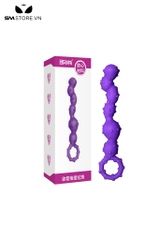SMT4926 - Anal beads với chuỗi hạt liền thiết kế so le có quai đeo