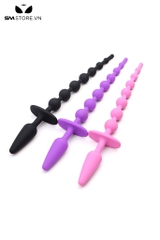 SMT4932 - Butt plug mix anal beads chuỗi hạt silicon mềm với bề mặt trơn