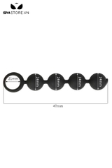 SMT4931 - Đồ chơi hậu môn anal beads với 5 hạt tròn nối tiếp dài 47mm