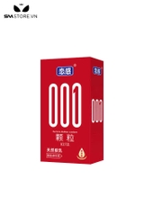 SMT4963 - Bao cao su siêu mỏng 001 có gai chứa Hyaluronic Acid hộp 10 cái