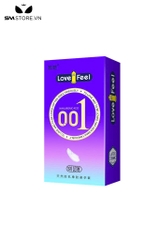 SMT4967 - Bao cao su siêu mỏng tự nhiên 001 Feel Ultra Thin hộp 3 cái