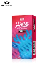 SMT4970 - Bao cao su siêu mỏng có nhiều gai nổi với hộp 10 cái