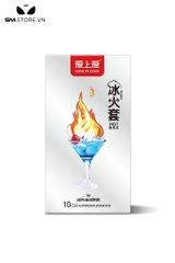 SMT4986 - Bao cao su love in love cảm giác nóng lạnh đan xen hot & ice