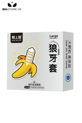 SMT4991 - Bao cao su love in love răng sói hạt nổi lớn tăng khoái cảm