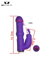 SMT5001 - Máy rung 2 đầu tai thò và đầu dương vật và 20 tần số