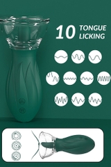 SMT5017 - Lưỡi rung hình búp lá có 10 chế độ sạc điện dài 16.6cm
