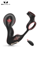 SMT5027 - Vòng chống xuất tinh sớm đeo cu mix butt plug điều khiển từ xa