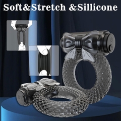 SMT5045 - Vòng rung tình yêu thiết kế hình nơ có 10 tần số dài 6cm