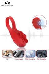 SMT5055 - Vòng đeo cu rung phần đầu thiết kế hoa hồng điều khiển xa