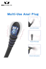 SMT5061 - Vòng rung dương vật có nhánh cong hậu môn kích thích điểm G