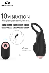 SMT5062 - Vòng rung đeo dương vật có bề mặt gai mịn dài 97mm