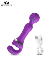 SMT5086 - Chày rung tình yêu 2 đầu thiết kế chữ U xoay 360 độ dài 21cm