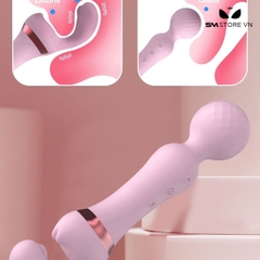 SMT5086 - Chày rung tình yêu 2 đầu thiết kế chữ U xoay 360 độ dài 21cm