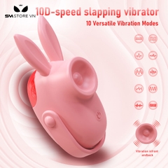 SMT5095 - Máy hút âm đạo mini ngụy trang con thỏ có 10 chế độ dài 8.5cm