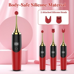 SMT5103 - Bút rung silicon kích thích điểm G dài 18cm có đầu thay thế