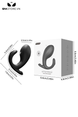 SMT5109 - Máy rung hậu môn silicon hình con cá voi kèm sốc điện