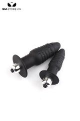 SMT5124 - Butplug anal rung thiết kế xoắn ốc silicon dài 9 và 11cm