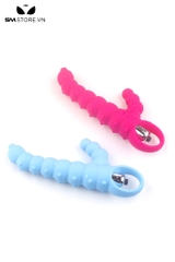 SMT5127 - Anal beads rung có 2 nhánh với chuỗi hạt tăng dần dài 17cm