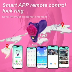 SMT5141 - Máy rung silicon điều khiển qua APP có đế hình bông hoa