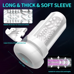 SMT5160 - Cốc thủ dâm tự động có 9 chế độ và tháo rời dài 27.3cm
