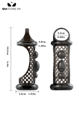 SMT5162 - Bao cao su đôn hở giữa có lỗ nhỏ thoáng khí dài 9cm