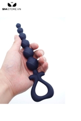 SMT5166 - Đồ chơi hậu môn anal beads và tay cầm chữ O hình trái tim