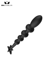 SMT5167 - Anal beads silicon với chuỗi hạt tăng dần đầu gắn ngôi sao