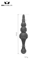 SMT5173 - Đồ chơi hậu môn anal beads cấu trúc 2 đầu đối xứng dài 205mm