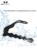 SMT5175 - Anal beads mix vòng đeo gốc dương vật điều khiển từ xa