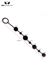 SMT5181 - Đồ chơi hậu môn anal beads chuỗi hạt lớn mix bi nhỏ dài 35,5cm
