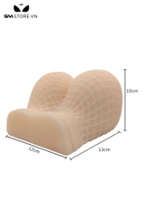 SMT5197 - Mông giả silicon mặc quần lưới có 2 lỗ âm đạo và hậu môn